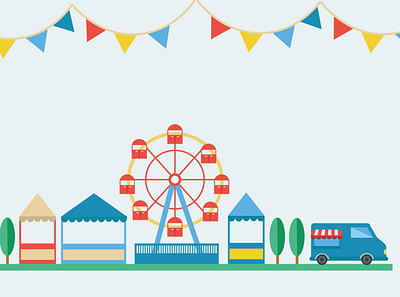 Summer Fair design fair illustration summer vector