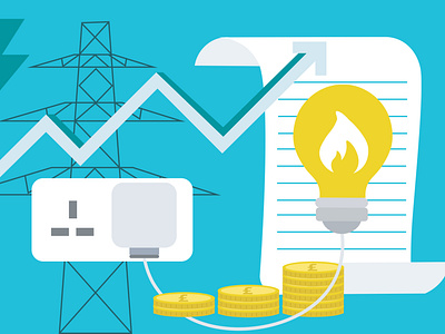 Energy Price Cap energy illustration price cap vector