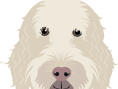 Milo design dog illustration personalised pet vector