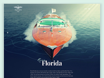 Yacht club - boat page boat clean layout luxury riva website yacht