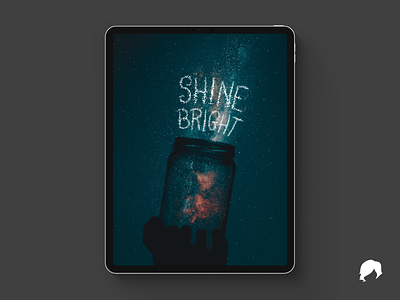 "Shine Bright" Procreate Lettering