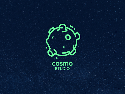 Cosmo Studio Logo branding branding design clean cosmo creative design logo minimal studio