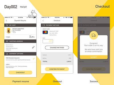 Daily UI #002 - Checkout