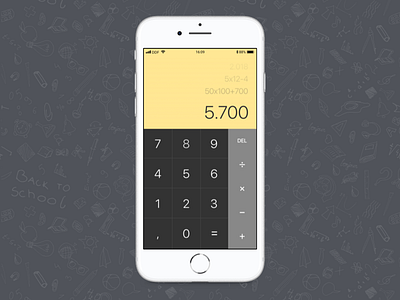 Daily UI #004 - Calculator 004 app calculator challenge daily dailyui design minimal ui ux
