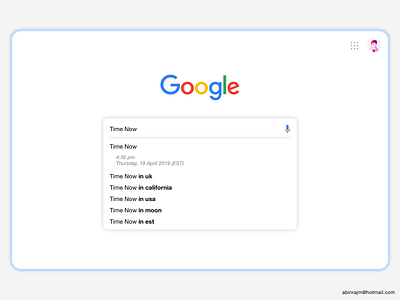 Google Search #1 google google design google search googleux search suggestion ux