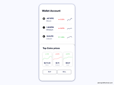 Cryptocurrency Wallet cryptocurrency cryptocurrency app cryptocurrency wallet dashboard mobile ux wallet