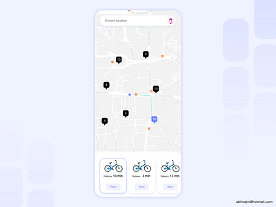 Bike Sharing App – Finding and Renting Your Bike accessible design designspiration mobile ux