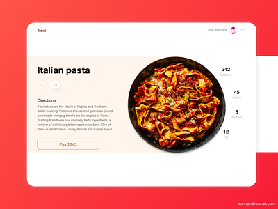Tasod Food Delivery Dashboard detail accessible categories color theory dashboard design designspiration food food and drink food app ixdmobile mobile ui ux