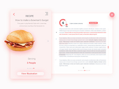 Recipe branding dailyui freebie icon illustration icons illustration inspiration dashbord ios android marketing material design minimalist recipe ui ux