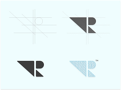 Vision Republic abstract branding inspiration logo design marketing monogram logo negative space outline drawing