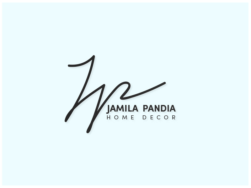 Line art Logo handlettering line art typography logo home decor concept hijab identity cover page marketing landing page branding