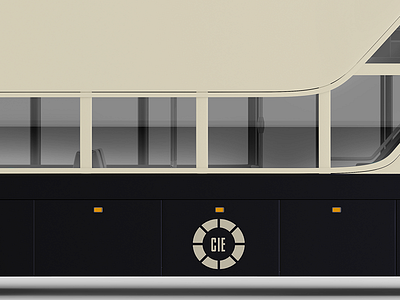 Retro Livery bus cie design dublinbus graphics illustration retro transport vehicle vehiclewrap
