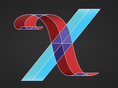 X lettering texture type typefight typography x