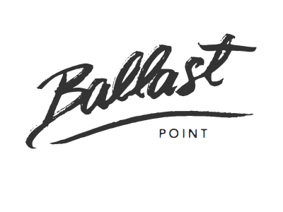 Ballast Point brushscript handmade logo