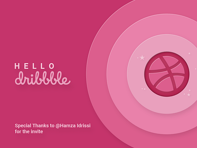 Hello Dribbble! debut dribbble first hello invitation shot start thank you