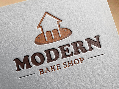 Logo Design bake shop brand identity branding graphic design logo modern