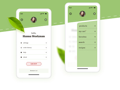 User Profile Challenge app app design ui ux