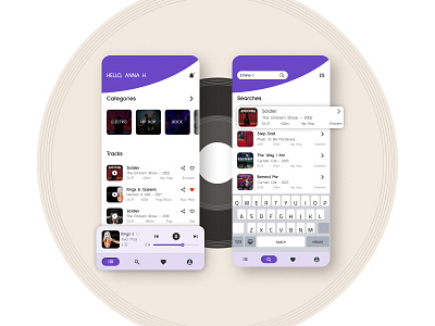 Daily UI Challenge: Music Player daily ui challenge design graphic design music player ui ui design ux