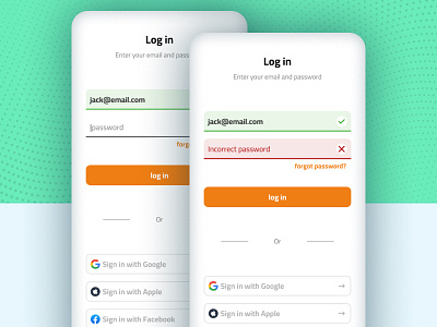 Daily UI Challenge: Log in form app app design daily ui challenge design ui ui design ux