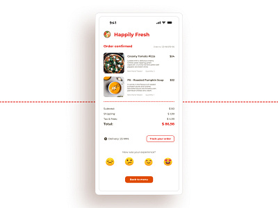 Daily UI Design: Receipt Page app app design daily ui challenge design order confirmation design receipt page ui ui design ux