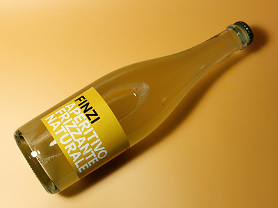 Finzi bottle brand identity branding design drink graphic design logo vector