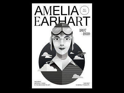 Amelia Earhart Poster