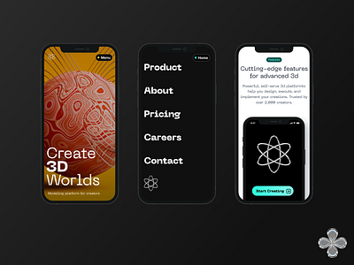 Day 16 of 30 - 3d Product 30days 3d app challenge design figma mobile typography ui webdesign webflow