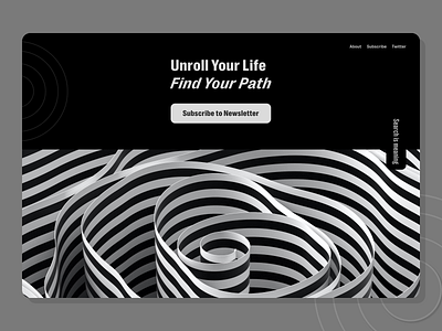 Day 26 - Newsletter 30days challenge design figma minimalism newsletter typography webdesign webflow