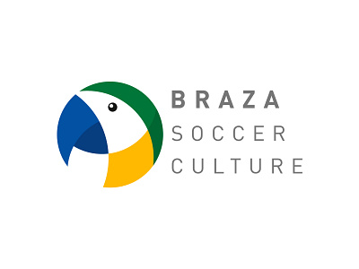 Braza Soccer Culture Logo branding illustrator logo logo design macaw soccer