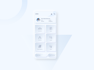 Neomorphic App UI