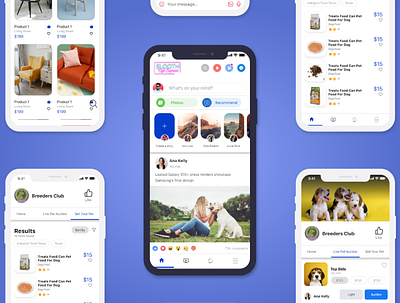 Pet Social Media Audit App All Screen 2020 adobe xd auction concept creativerafat design ios ios app maxrafat pets ui ux