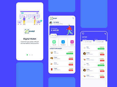 Digital Wallet App design