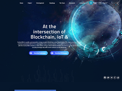 Block-chain Website Template block chain crypto ui web deisgn