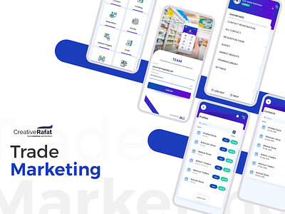 Trade Marketing app design 2020 adobe xd akij apps branding creativerafat marketing maxrafat mobile trade trade marketing ui ux