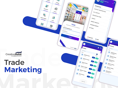 Trade Marketing app design