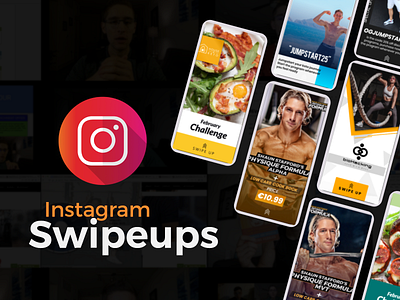 Instagram Swipe ups design adobe photoshop cc adobe xd creativerafat facebook ad instagram post instagram stories maxrafat ux