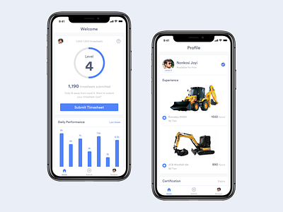 Labour App 2019 trend appdesign clean design ios iphone10 minimal typography ui ux