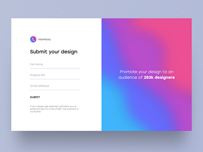 Interfacely Submit Page