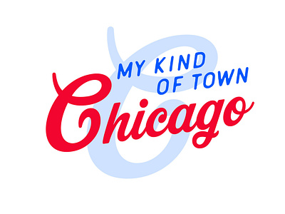 Chicago is... chicago design logo quote song type
