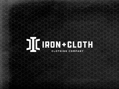 Iron + Cloth: New logo! branding design fitness gym logo minimal typography vector