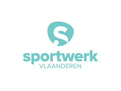 logo - sportwerk vlaanderen branding clean institutional logo design mark minimal rebrand simplicity symbol