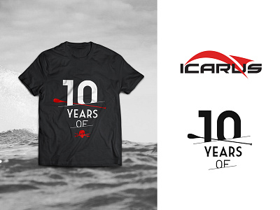 logo & graphics - icarus surfclub