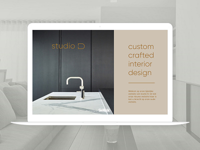 website - studio D architecture clean digital interior design minimal rebrand typography ui ux web development webdesign wordpress