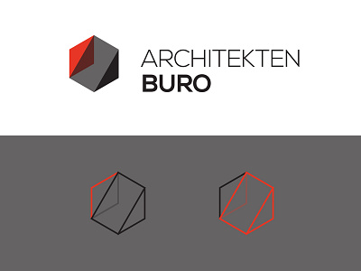 logo - architektenburo v1 architecture branding clean logo design mark minimal polygon rebrand simplicity symbol