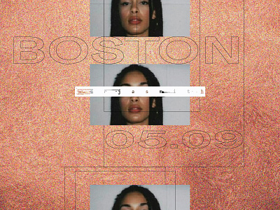 Jorja Smith concert jorja smith layout line music outlines pattern photography poster texture