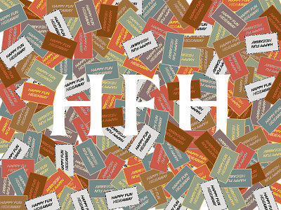 HFH bar branding brooklyn logo nyc pattern type