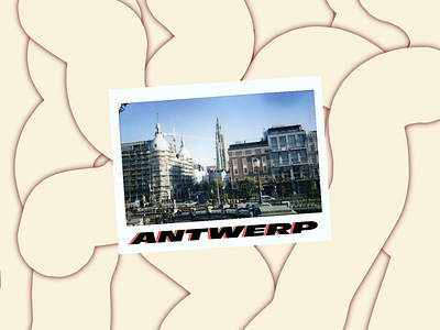 Hallo! antwerp brand branding design europe illustration ketchup mayo paint pattern photo photograhy polaroid travel type typography