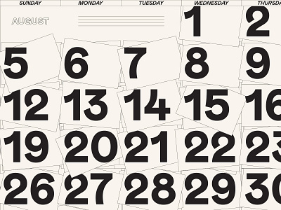 Calendar wip brand branding calendar contacts design identity logo meeting pattern poster timeline type typography