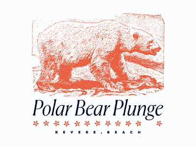 Uh huh honey bear brand branding design event identity illo illustration illustrator logo pattern polar bear poster snow type typography
