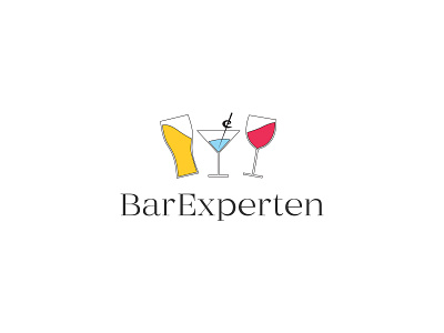 BarExperten Logo branding design graphic design logo minimalist logo vector